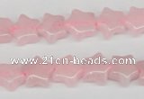 CRG11 15.5 inches 12*12mm star rose quartz gemstone beads wholesale