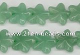 CRG15 15.5 inches 16*16mm star green aventurine gemstone beads