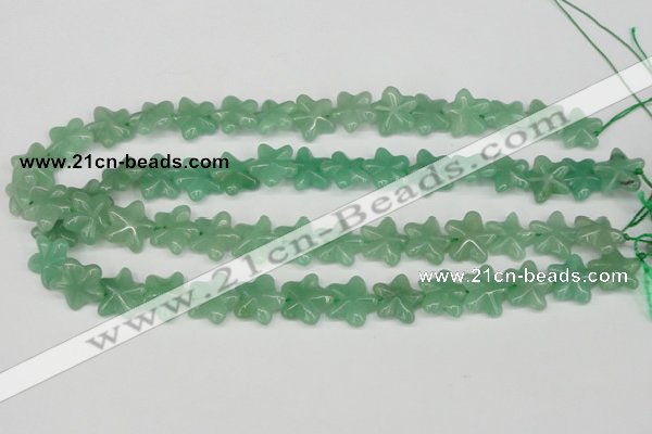 CRG15 15.5 inches 16*16mm star green aventurine gemstone beads