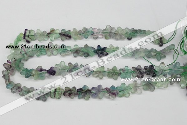 CRG17 15.5 inches 16*16mm star fluorite gemstone beads wholesale