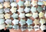 CRG85 15 inches 16mm star colorful amazonite beads wholesale