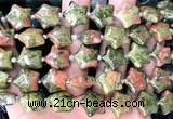 CRG93 15 inches 16mm star unakite beads wholesale