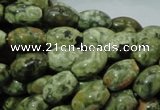 CRH104 15.5 inches 8*12mm rice rhyolite beads wholesale