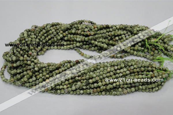 CRH110 15.5 inches 4mm round rhyolite gemstone beads wholesale