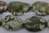 CRH148 15.5 inches 18*25mm freeform rhyolite gemstone beads