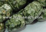 CRH17 15.5 inches 18*24mm egg-shaped rhyolite beads wholesale