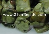 CRH21 15.5 inches 15*15mm rhombic rhyolite beads wholesale