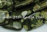 CRH27 15.5 inches 18*24mm rectangle rhyolite beads wholesale