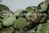 CRH44 15.5 inches 12*16mm oval rhyolite beads wholesale