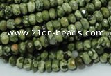 CRH51 15.5 inches 4*6mm faceted rondelle rhyolite beads wholesale