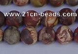 CRH512 15.5 inches 8mm round matte rhyolite gemstone beads