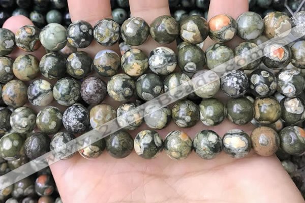 CRH563 15.5 inches 10mm round rhyolite beads wholesale