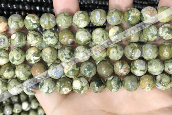 CRH574 15.5 inches 12mm round rhyolite gemstone beads wholesale