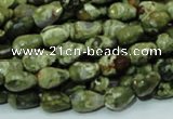 CRH63 15.5 inches 8*12mm faceted teardrop rhyolite beads wholesale