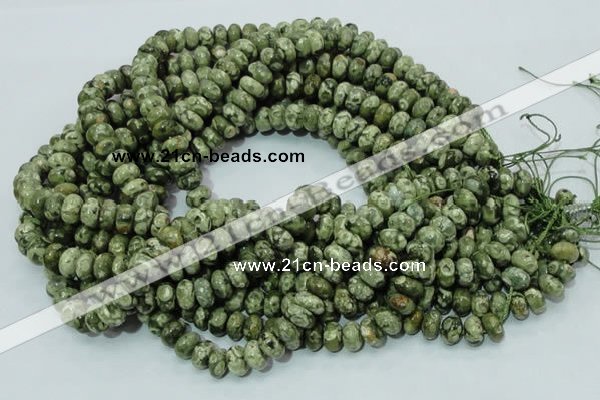 CRH96 15.5 inches 6*10mm rondelle rhyolite beads wholesale