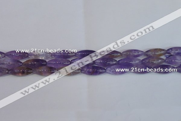 CRI100 15.5 inches 12*30mm rice natural ametrine gemstone beads