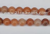 CRJ201 15.5 inches 8mm round natural red jade gemstone beads