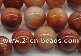 CRJ502 15.5 inches 8mm round red jade gemstone beads