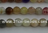 CRO1041 15.5 inches 6mm faceted round mixed gemstone beads