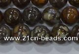 CRO1173 15.5 inches 10mm round fire lace opal gemstone beads