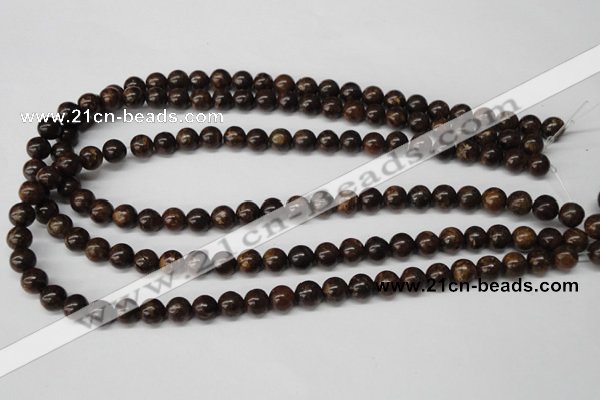 CRO124 15.5 inches 8mm round bronzite gemstone beads wholesale