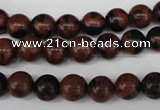 CRO126 15.5 inches 8mm round mahogany obsidian beads wholesale