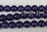 CRO148 15.5 inches 8mm round dyed amethyst beads wholesale