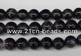 CRO149 15.5 inches 8mm round natural amethyst beads wholesale