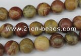 CRO192 15.5 inches 10mm round rainbow jasper beads wholesale
