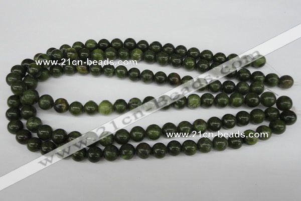 CRO211 15.5 inches 10mm round canadian jade beads wholesale