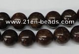 CRO230 15.5 inches 10mm round bronzite gemstone beads wholesale