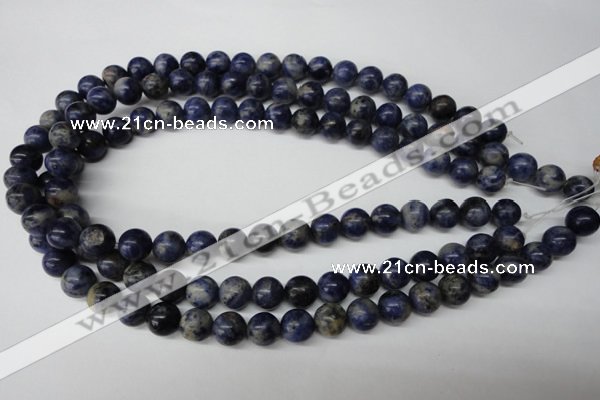 CRO231 15.5 inches 10mm round sodalite gemstone beads wholesale