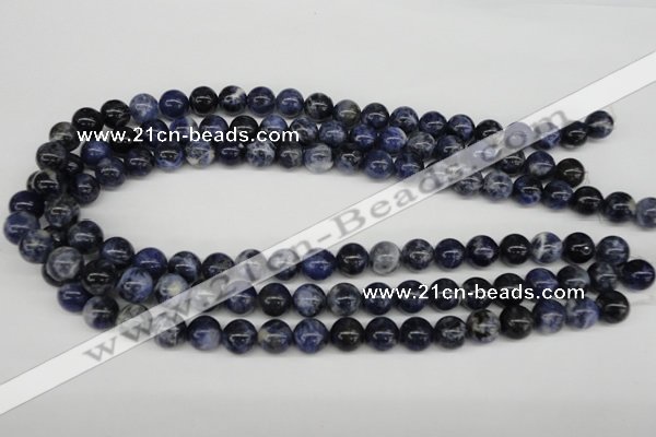 CRO239 15.5 inches 10mm round sodalite gemstone beads wholesale