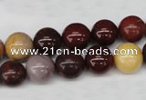 CRO248 15.5 inches 10mm round mookaite gemstone beads wholesale