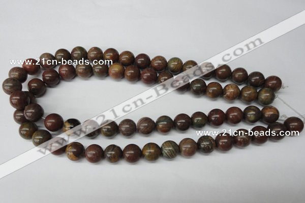 CRO281 15.5 inches 12mm round jasper gemstone beads wholesale