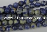 CRO31 15.5 inches 6mm round sodalite gemstone beads wholesale