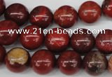 CRO323 15.5 inches 12mm round brecciated jasper beads wholesale