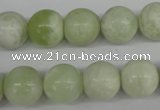 CRO332 15.5 inches 12mm round butter jade beads wholesale