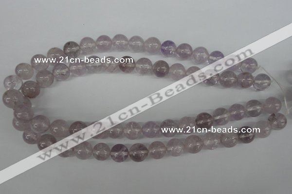 CRO335 15.5 inches 12mm round light amethyst beads wholesale