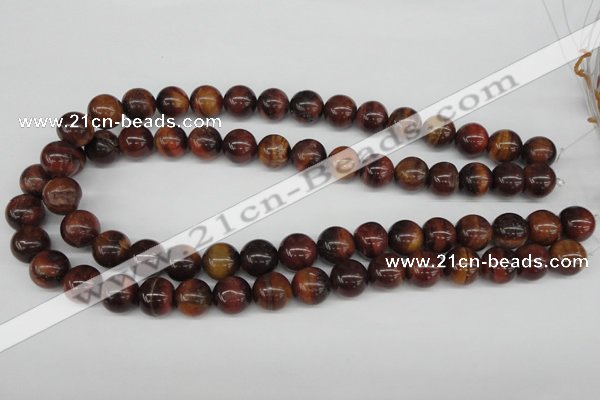 CRO339 15.5 inches 12mm round red tiger eye beads wholesale