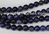 CRO34 15.5 inches 6mm round sodalite gemstone beads wholesale