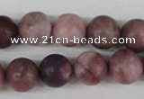 CRO392 15.5 inches 14mm round dyed kiwi stone beads wholesale