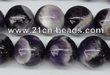 CRO425 15.5 inches 16mm round dogtooth amethyst beads wholesale