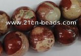 CRO449 15.5 inches 16mm round rainrow stone beads wholesale