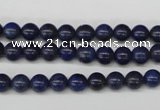 CRO46 15.5 inches 6mm round dyed lapis lazuli beads wholesale