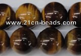 CRO492 15.5 inches 18mm round yellow tiger eye beads wholesale