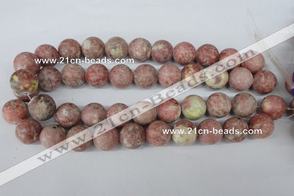 CRO496 15.5 inches 18mm round jasper gemstone beads wholesale