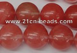 CRO499 15.5 inches 18mm round cherry quartz beads wholesale