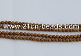 CRO552 15.5 inches 6mm round grain stone beads wholesale