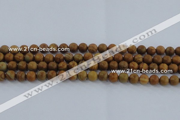 CRO553 15.5 inches 8mm round grain stone beads wholesale